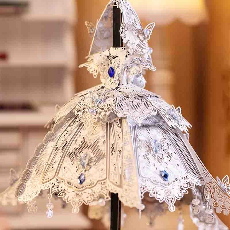 Lolita Wedding Dress 3D Metal Puzzle – Intricate DIY Model Kit