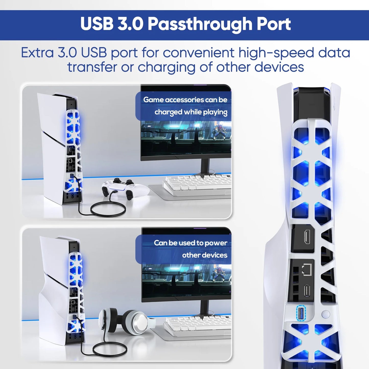 PS5  Cooling Fan | Silent and Efficient Cooling System