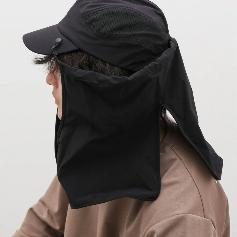 Running Sun Cap with Detachable Sun Cape