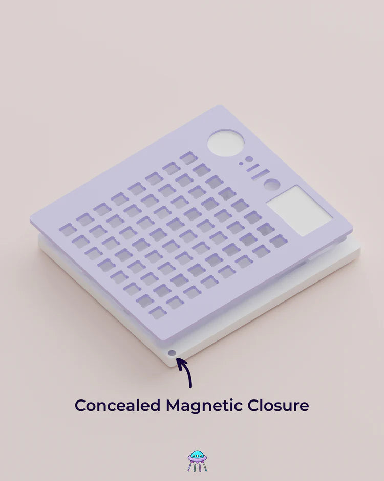 Double-layer magnetic storage box, suitable for accessories and brushes