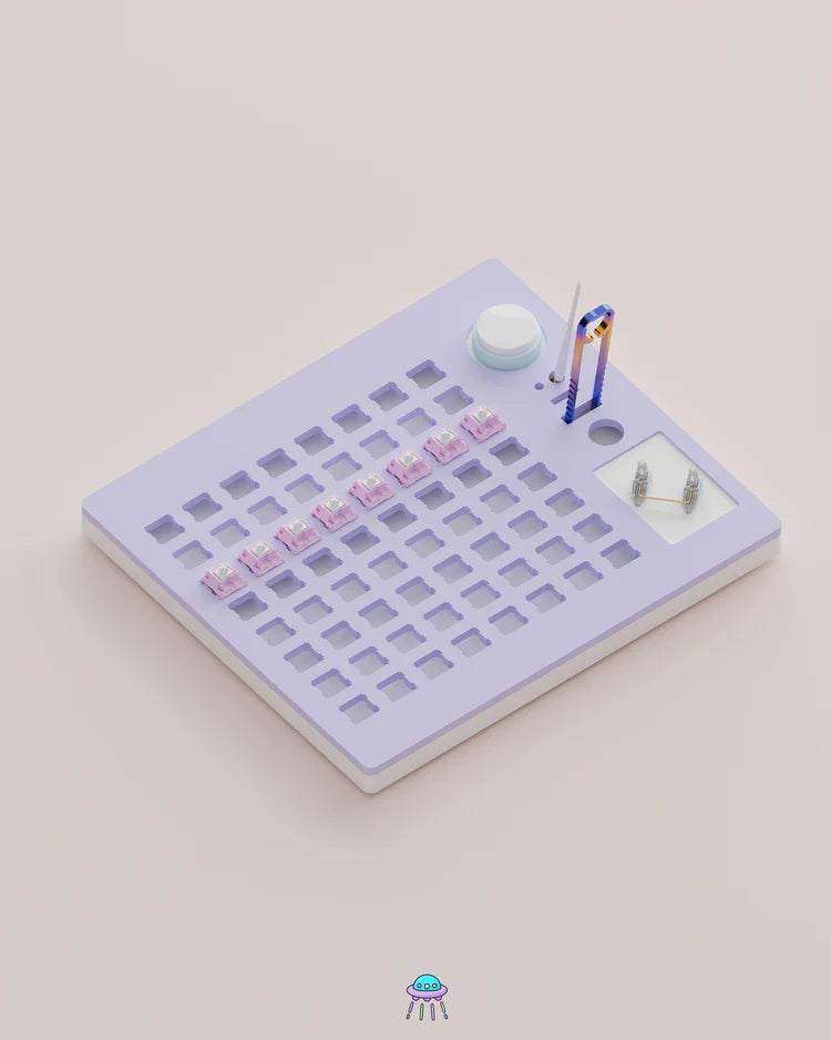 Double-layer magnetic storage box, suitable for accessories and brushes