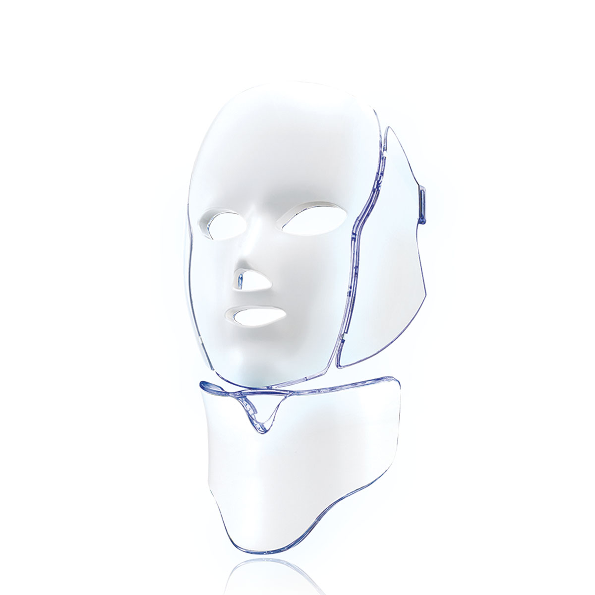 LED 7-color light therapy mask neck stretch