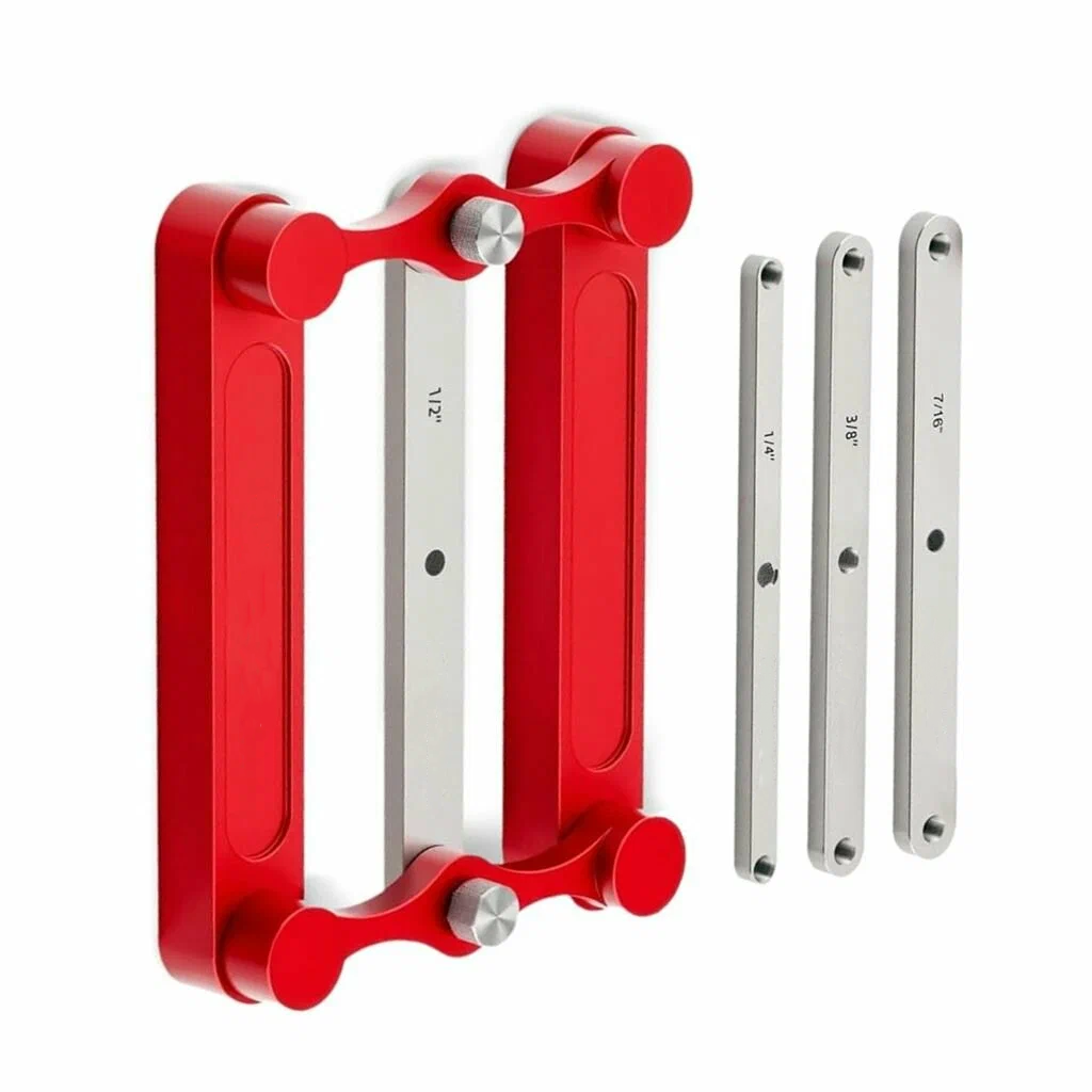 Woodworking Precision Locator | Automatic Doweling Centering Set, 4-Piece Metric