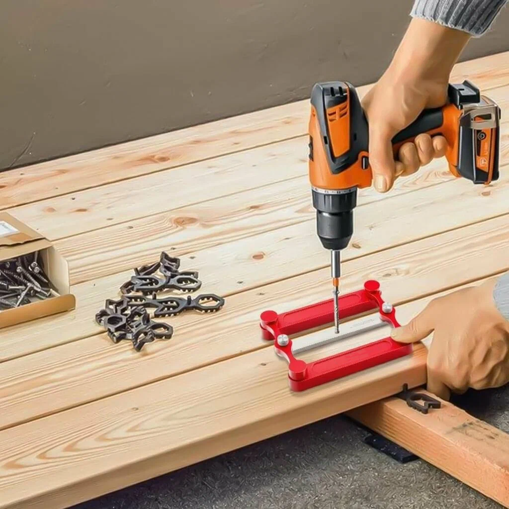 Woodworking Precision Locator | Automatic Doweling Centering Set, 4-Piece Metric