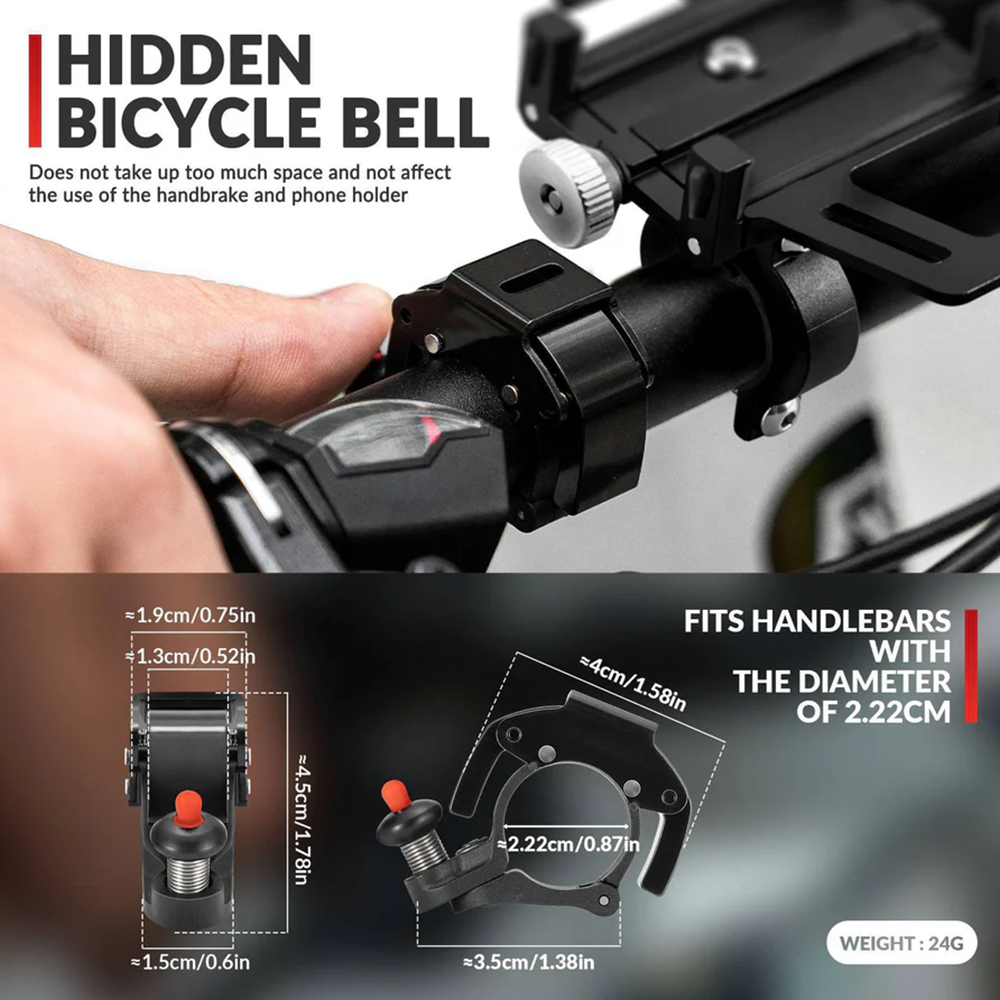 100dB Loud and Innovative Mini Bicycle Bell