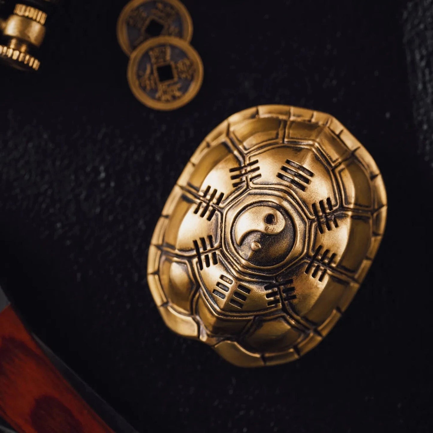 Turtle Shell Divination Decision Maker Lucky Turtle Figurine