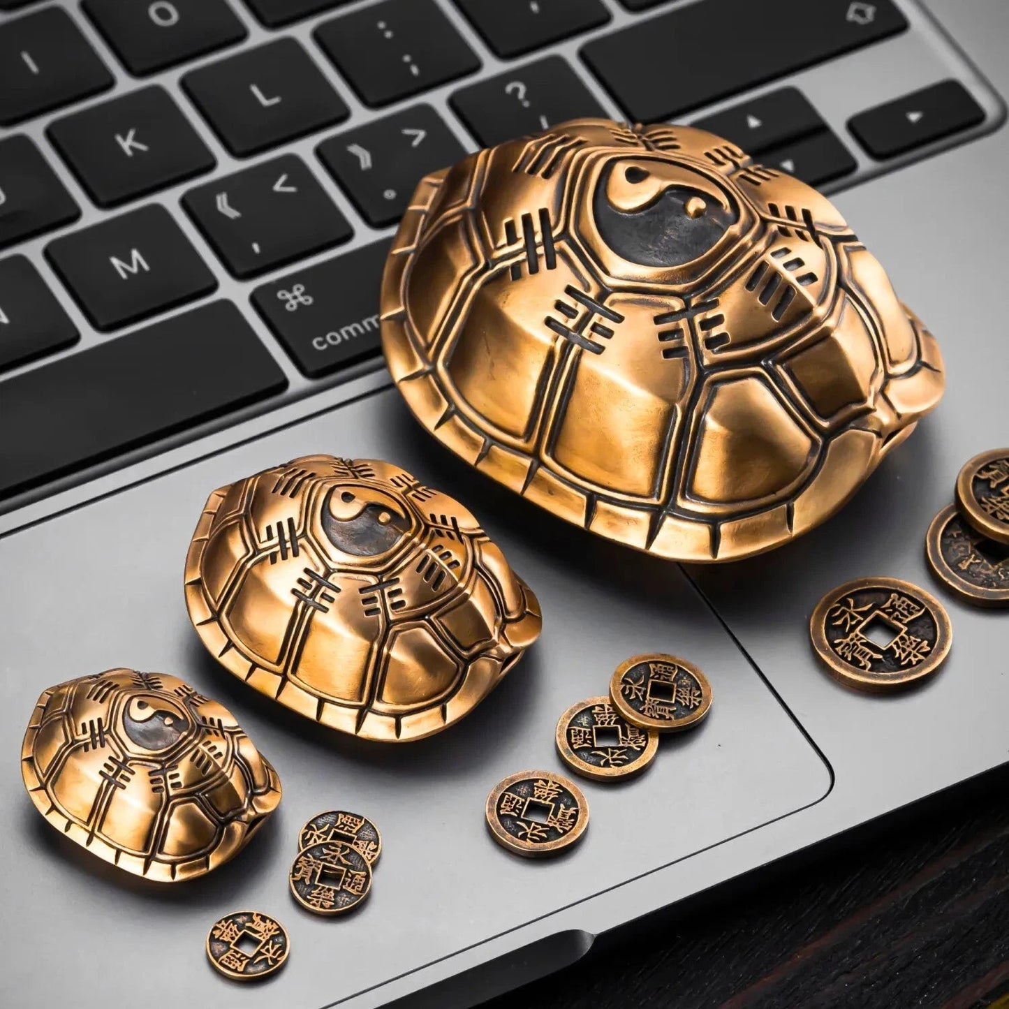 Turtle Shell Divination Decision Maker Lucky Turtle Figurine