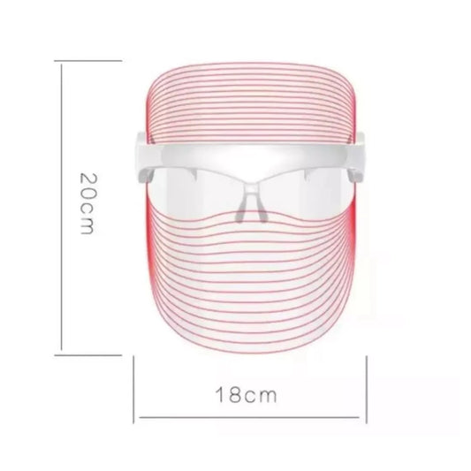LED rechargeable 7-color facial mask beauty device