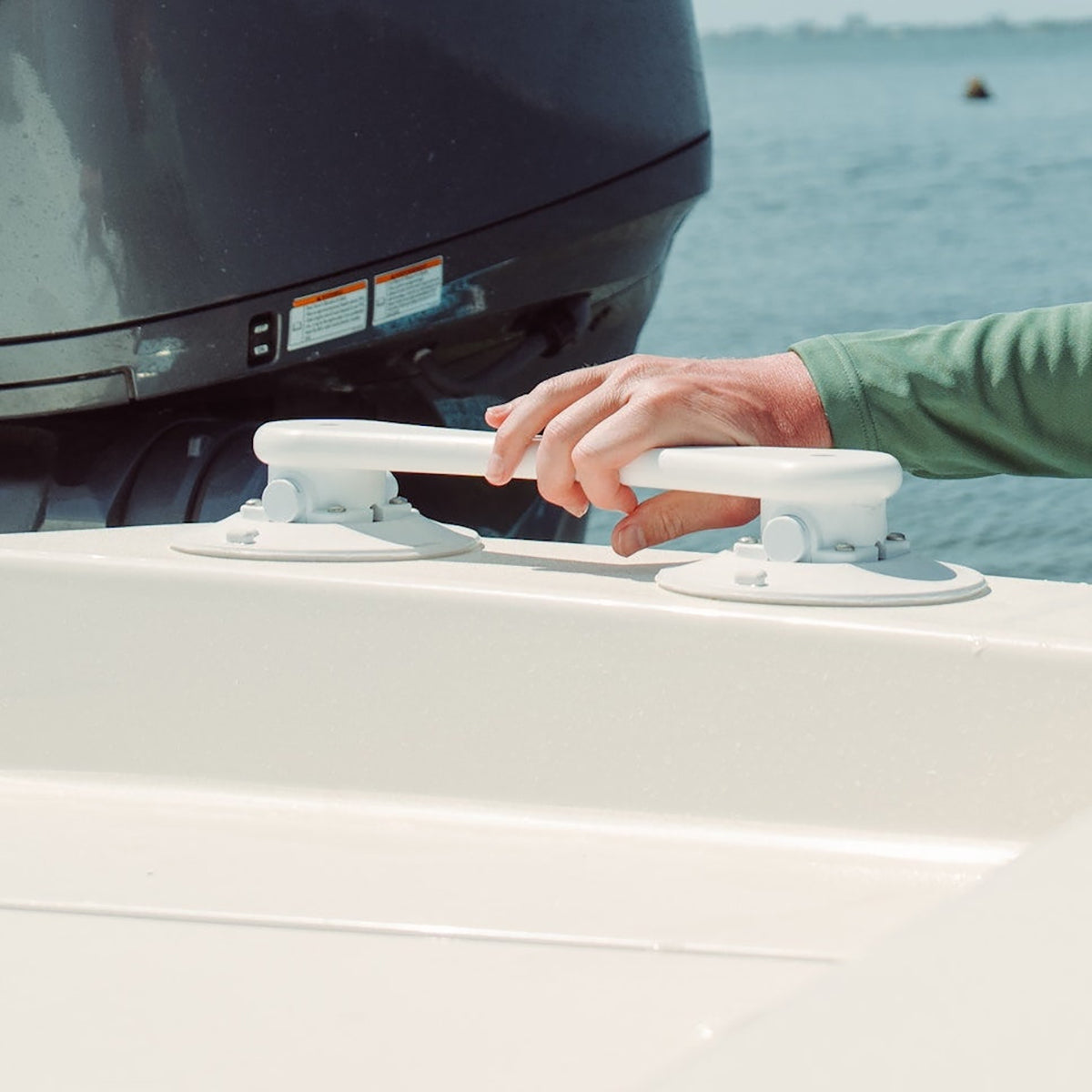 Heavy-Duty Vacuum Mount Handle with Dual 6" Mounts