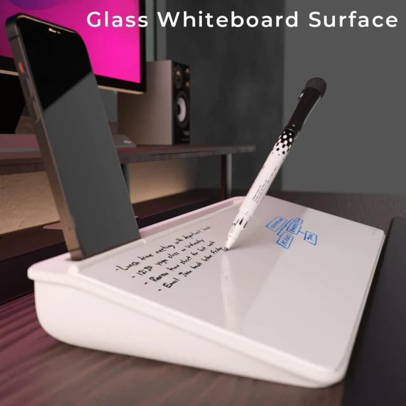 Desktop Whiteboard with Marker Set