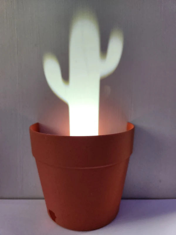 Light Projection Planter — 3D-Printed Creative Shadow &amp; Light Flower Pot